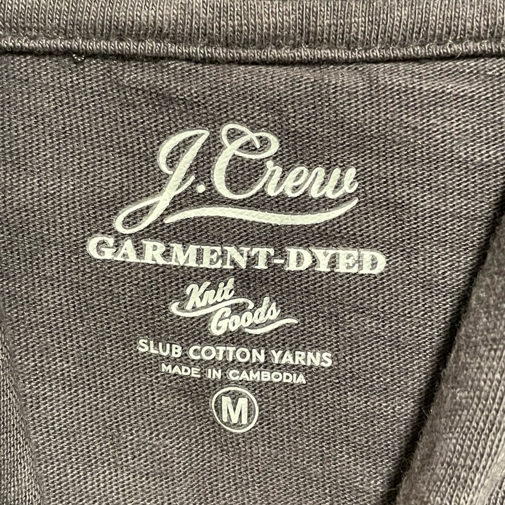 JCREW slub cotton hoodie sz M